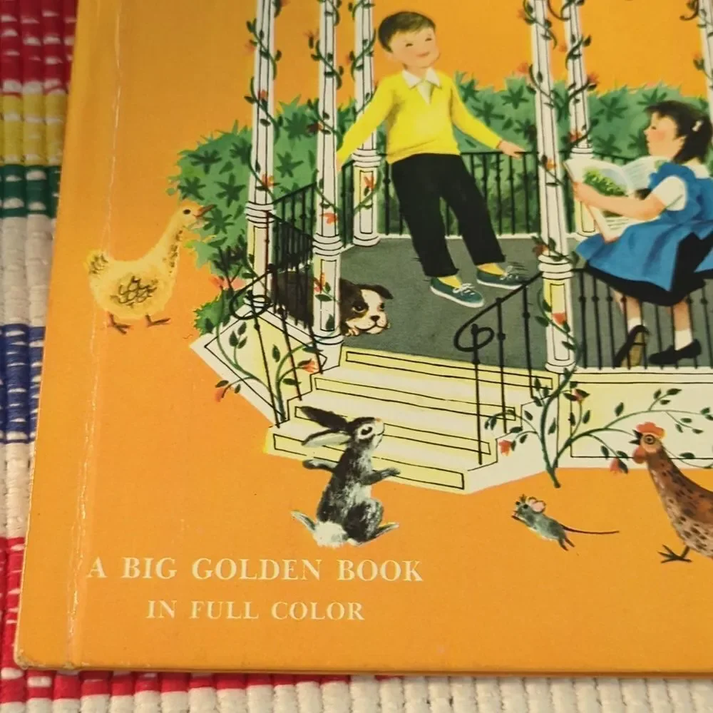 Vintage 50s children's  Golden‎ Book Stories and Poems vintage book